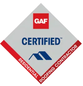 GAF Certified Residential Roofing Contractor badge